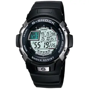 【CASIO 卡西歐】G-SHOCK系列 極簡機械感雙顯電子錶(黑/紅 GA-110-1A)