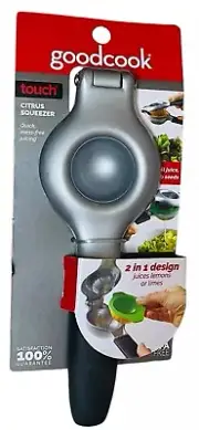 NEW GOODCOOK SQUEEZER LEMON LIME JUICER MANUAL HEAVY CAST DESIGN NON SLIP HANDLE