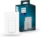 Philips Hue Smart Dimmer Switch with Remote, White - 1 Pack - Turns Hue Lights O