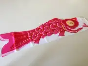 Japanese KOI NOBORI Windsock 36" Red NYLON Carp Fish Kite Flag