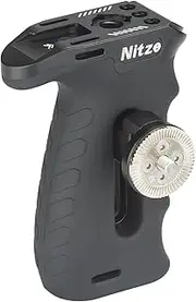 Nitze Left Right Side Handle Grip w ARRI Rosette n Cold Shoe Mount n 1/4" n 3/8" Thread for DSLR Camera Cage