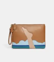 NWT Coach X Tom Wesselmann Large Turnlock Wristlet MSRP $250