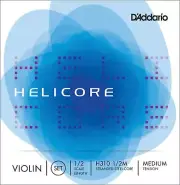 D'Addario Helicore Violin String Set, 1/2 Scale, Medium Tension
