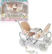 los Barriguitas - Belly Twin Pram Toy Set with Baby Doll Pram with 4 Accessories for Boys and Girls from 4 Years Famous (BFG06000)