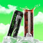 Green Cola: Zero Sugar, Zero Calories, 100% Stevia Extract Cola Flavor, 6-Pack