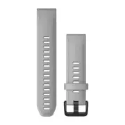 Garmin 010-12866-00 QuickFit 20mm Powder Gray Silicone Replacement Watch Band