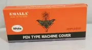 Emalla White Pen Type Machine Tatoo Cover 200 pcs 46mm x 120mm x .35mm