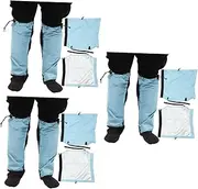 [BESPORTBLE] Outdoor Snow Leg Sleeves Snow Gaiters Snake Boots for Men Skiing Leg Cover Portable Snowing Leggings Leg Protector Waterproof Leg Sleeves Outdoor Legging Polyester Sky-Blue