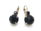 Mariana Earrings Soulful Faceted Black Crystal Swarovski My Treasures Coll.