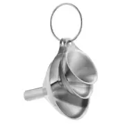 MINI 3Pcs Stainless Steel Mini Wine Oil Honey Funnel Liquid Strainer Filter Tool