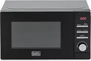 BLACK+DECKER BXMZ24040GB Digital Microwave, 20 Litre, 800W with 95-Minute Timer, Black