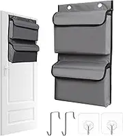 Over the Door Organizer, Oxford Cloth Shoe Holder, Space-Saving Hanging Storage, Waterproof Multi-Pocket Design, Fabric with Reinforced Hooks, for Nursery Kitchen Bathroom Closet