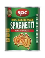 Spc Spaghetti In Tomato & Cheese Sauce 3.1 Kg Can