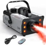 1200W Maquina De Humo Con Luces LED Para Fiestas Dj Revelacion Sexo Niebla Baja