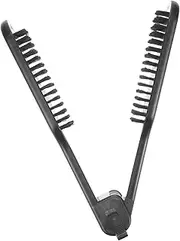 SHERCHPRY Hair Straightening Comb Double Sided Brush Ergonomic Handle Design for Daily Travel Use
