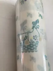 Vintage Shelf Liner Blue Belle Geese Rubbermaid Lite Adhesive 12 Inch Roll NOS