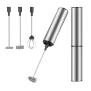 Milk Frother Handheld Coffee Frother Electric Whisk, USB Rechargeable Foam1673