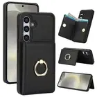 Leather Case For Samsung Galaxy A73 A55 A54 A53 A14 A13 Cover with Ring Holder