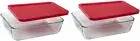 Pyrex 6-Cup Rectangle Food Storage, Pack of 2 Containers