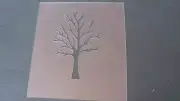 STENCIL Old Tree NEW Airbrush Mylar Durable Reusable L1184- #184*_*