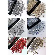 Assorted Flatback Crystals Suitable for Enthusiasts and Technicians