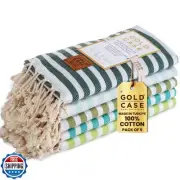 GOLD CASE HOME COLLECTION Myra Original Turkish Hand Towels - Set of 5 20x40