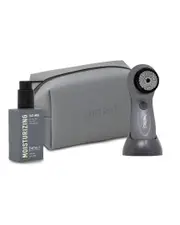 Metro Man Face Travel Kit Moisturizing Face Wash 100ml & USB Facial Brush & Waterproof Travel Bag