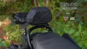 "UNION JACK BACKREST, BLACK" FIT FOR TRIUMPH SPEED 400
