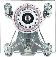 The Large and Thin dial simulates a Precision Bathroom Scale, an Analog Bathroom Scale, Weighing up to 330 pounds (Size : Square)