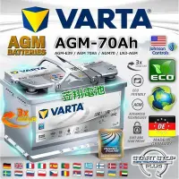 在飛比找Yahoo!奇摩拍賣優惠-【電池達人】德國進口 VARTA 汽車電池 E39 AGM 