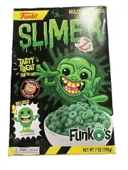 Ghostbusters Funko's Slimer MULTIGRAIN CEREAL BOX Gamestop Pocket Funko Pop