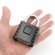 One-Touch Unlocking Heavy Duty Combination Padlock with Hidden Password Design