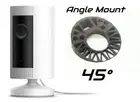 45 Degree Angle Mount Bracket Holder Wedge for Ring Indoor Cam Camera (Cam 2)