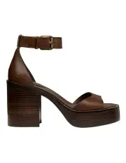 [Windsor Smith] Blocked Platform Sandal in Dark Brown