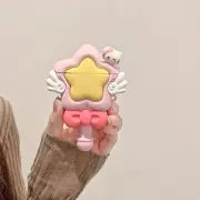 Cute Star Magic Wand Shaped Earphone Case for Apple Airpods Cover Protective New