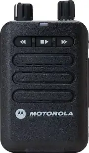 MOTOROLA MINITOR VI TWO-TONE VOICE PAGER UHF 450-486 MHz 1 Channel Stored Voice