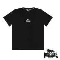 在飛比找momo購物網優惠-【LONSDALE 英國小獅】潮流LOGO短袖T恤(黑色 L