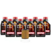 9L Motul 8100 X-MAX 0W-40 Wix Filter Motor Oil Change Kit For LR3 Volvo API SN (for: Volvo)