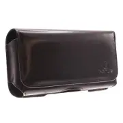 For Samsung Galaxy S23 FE/S21 FE 5G - Leather Case Belt Clip Swivel Holster