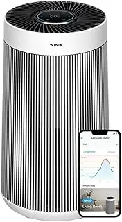 Winix Zero+ 360 5-Stage Air Purifier With Pet Filter, Suitable For Areas Up To 100m2, Wi-Fi and Smart Home Connectivity, White