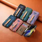 for Samsung Note 20 Ultra 10 10+ 9 A82 Magnetic Flip Card Case Wristband Cover
