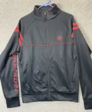 Sergio Tacchini Track Black & Red Jacket • Men’s Size S • $110