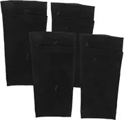 [PAMINGONO] Boys' Soccer Leg Sleeves 2 Pairs Kids Shin Guard Sleeves Child Protective Gear Durable Nylon Fixed Pocket Feature