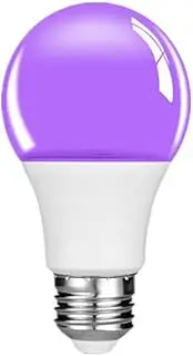 E27 12W Purple Black Light Bulb Glow in The Dark Party Supplies Party Lamp Blacklight Bar Fluorescent Decoration Bulb