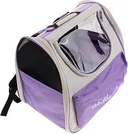 VANZACK Double Backpack Transparent Pet Carrier Bag Breathable Portable Handheld Cat Dog Carrier for Pets for Travel Hiking Outings