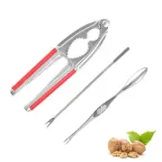 Nut Crackers Walnut Cracker Heavy Duty Shell Cracker Seafood Cracker Walnut Red