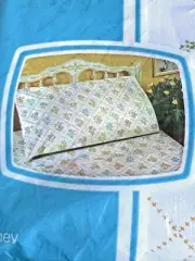 JCPenney Pillowcases Muslin Set of Two No Iron Standard Size Vintage 36" x 20"