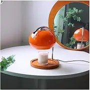Retro Glass Candle Warmer Lamp Dimmable Aromatherapy Candle Lamp Bedside Table Lamp Study Office Home Decor Wax Warmer Lamp