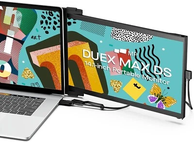 Mobile Pixels Duex Max DS 14.1'' Laptop Monitor Extender, Full HD FHD 1080P