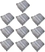 HOMSFOU 10pcs Iron Wedge Set Axe Wedges for Hammer Axe Hatchet Agricultural Tools Sturdy Metal for Blacksmith